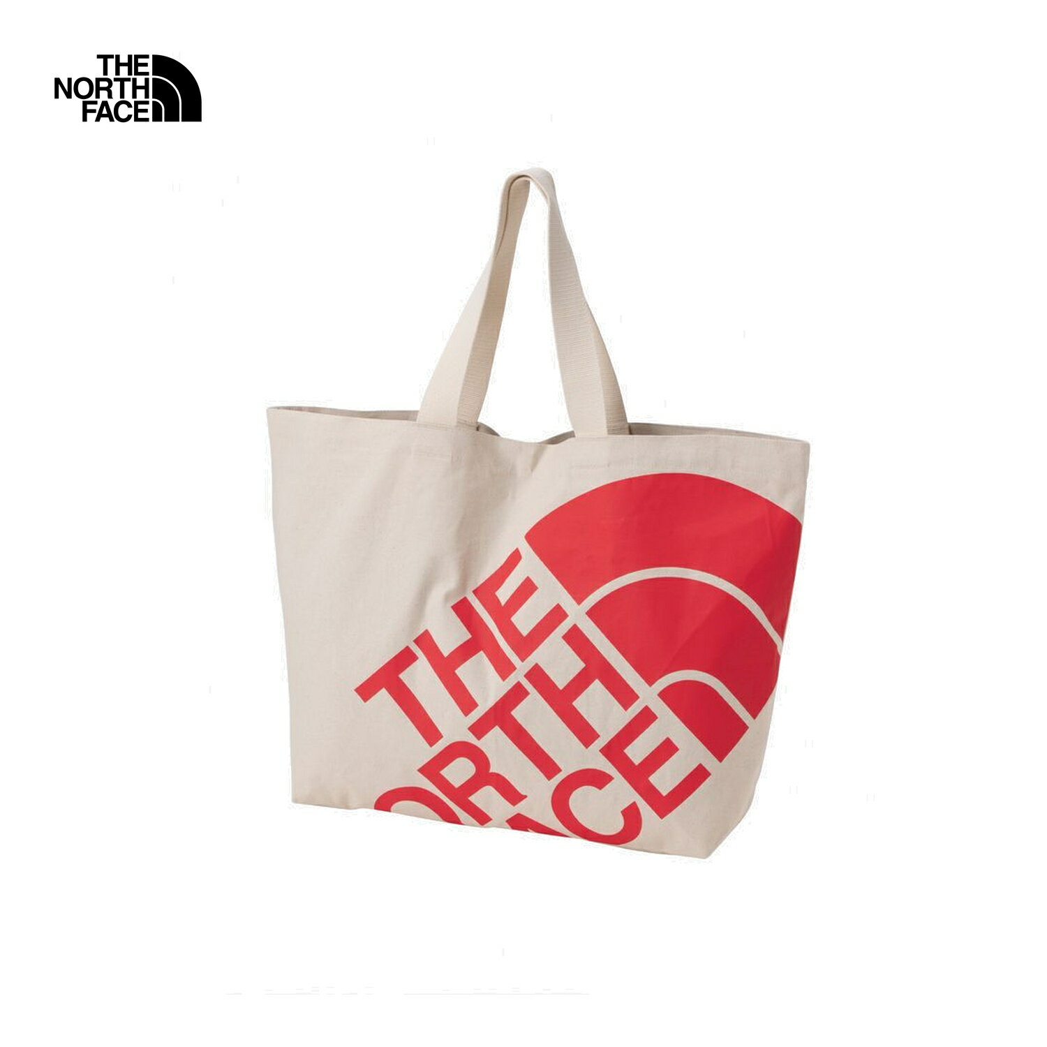 26ss ザ・ノース・フェイス ランプトートL nm72607 カラー nr THE NORTH FACE 正規品 ビッグロゴがスタイリングのアクセントにもなる、オーガニックコットン製の大型トートバッグ 特徴 ・ポジティブなライフスタイルを送ろうというメッセージを込めた「RAMP（ランプ）」シリーズ・登り坂という意味の「RAMP」を右肩上がりのロゴデザインで表現・豊富なカラーバリエーション・日常からアウトドアシーンまで幅広く使いやすい大型サイズ 生地・素材 ・素材本来の豊かな風合いをもつオーガニックコットン 機能・デザイン ・小物の収納に便利な内部のスリットポケット・製造と流通過程における環境や社会的な配慮をしたGOTS認証を取得 おすすめシーン ・日常シーン・キャンプ Fabric オーガニックコットン100％ Color ナチュラル×ファイアリーレッド ※ブラウザやお使いのモニター環境により、掲載画像と実際の商品の色味が異なる場合があります。