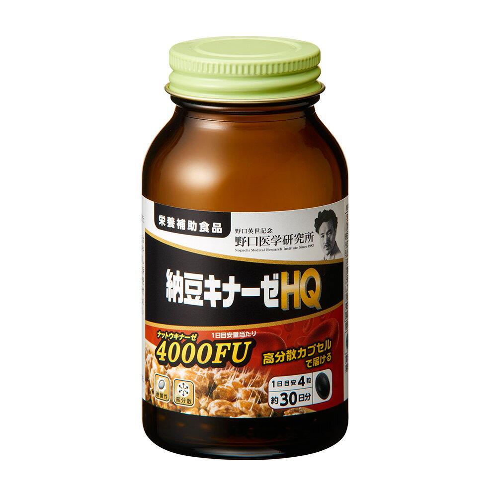 【野口医学研究所】 納豆キナーゼHQ 285mg×120粒 3