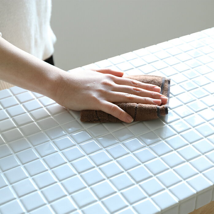 キッチン 作業台 ストッカー キッチンワゴン キャスター付き 北欧 タイル 高さ85 一人暮らし 木製 レンジ台 キッチンカウンター キッチン収納 台所収納 おしゃれ かわいい 耐熱仕様 ジーナ フレンチカントリー フレンチシャビー ナチュラル パントリー フラップ扉 棚