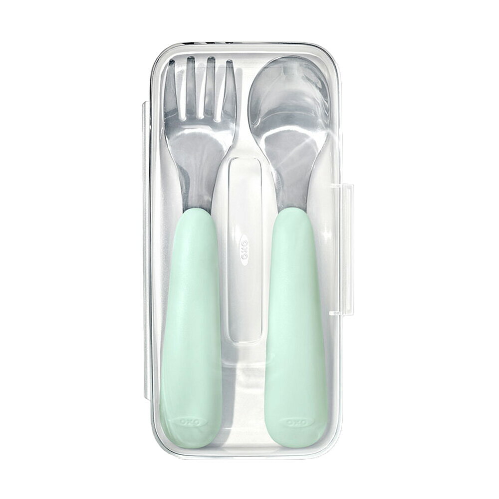 【365日出荷＆当店限定特典付】OXO オクソー Tot トット スプーン＆フォークセット...