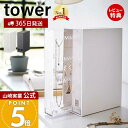 【365日出荷&当店限定特典付き】山崎実業 ネックレス&ピアス収納ケース タワー tower 公式 アクセサリーケース 引き出し 2列 ネックレス ピアス イヤリング 引っ掛け ジュエリー アクセサリー収納 ホワイト ブラック 6131 6132