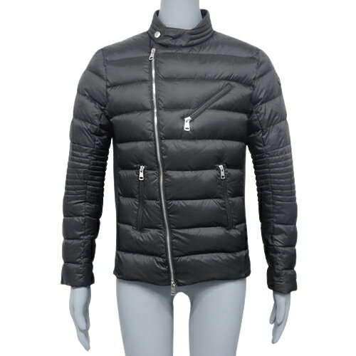 MONCLER(モンクレール) Aubin ダウンジャケット アウター ライダース アパレル ファッション 1 ナイロン ブラック黒 メンズ 40802047667【中古】【アラモード】