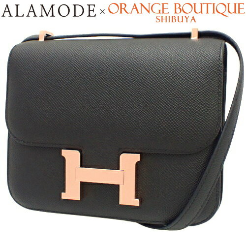 【新品】HERMES(エルメス) コンスタンス ミニ 3 B刻印 ピンクゴールド金具 ショルダーバッグ 2WAY コンスタンス18 ヴォーエプソン ブラック黒 レディース 40802071720【アラモード】のサムネイル