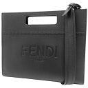 FENDI(フェンディ) ショッパー スモール ショルダーバッグ 肩掛け 斜め掛け ハンドバッグ 2WAY レザー ブラック黒 シルバー金具 7VA547 ユニセックス 40802060138【中古】【アラモード】