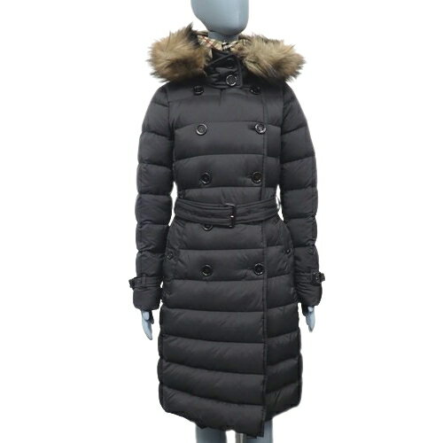 楽天a la modeBURBERRY（バーバリー） ARNISTON Down Coat アーニストン ダウンコート アウター アパレル ファッション フード付き XS ナイロン ブラック黒 8021881 レディース 40802072811【中古】【アラモード】