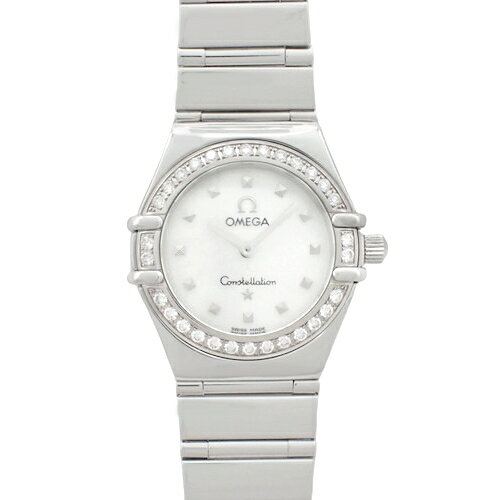 オメガ コンステレーション ミニ マイチョイス クオーツ 腕時計 ダイヤベゼル ステンレススチール  ...