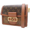 LOUIS VUITTON(ルイ・ヴィトン) モノグラム・リバース ドーフィーヌ MINI ショルダーバッグ 肩掛けかばん クラッチバッグ モノグラムリバース キャンバス ブラウン茶 キャメル茶 ゴールド金具 M45959 レディース 40802067997【中古】【アラモード】