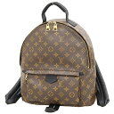 LOUIS VUITTON(ルイ・ヴィトン) モノグラム パームスプリングス バックパック MM リュック・バックパック ショルダー 肩掛け リュックサック モノグラムキャンバス ブラウン茶 ブラック黒 ゴールド金具 M44874(2024年1月現在現行品) レディース 40802072864【アラモード】