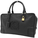 LOEWE(ロエベ) アマソナ 36 ハンドバッグ トートバッグ ミニボストン カーフ ブラック黒 ゴールド金具 339.95.A22 レディース 40802081085【中古】【アラモード】