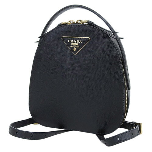 PRADA(プラダ) オデット ミニ バックパック リュック ハンドバッグ ショルダー 肩掛け サフィアーノレザー SAFFIANO LUX NERO ネロ ブラック黒 ゴールド金具 1BZ047 レディース 40802069663【中古】【アラモード】