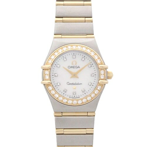 【保証書付】 オメガ コンステレーション ミニ 1267.75.00 YG/SS クオーツ 腕時計  ...