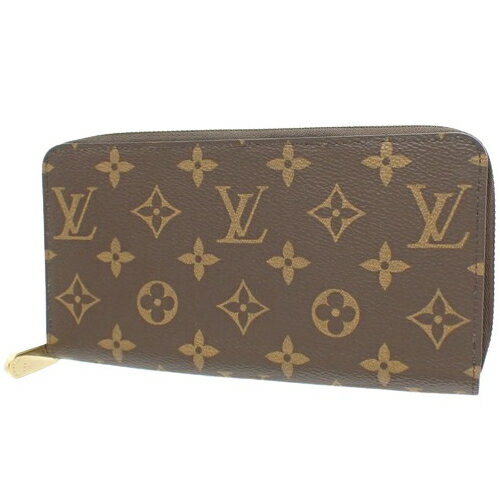 楽天a la modeLOUIS VUITTON（ルイ・ヴィトン） モノグラム ジッピー・ウォレット 長財布 ジップアラウンド ラウンドファスナー ロングウォレット モノグラムキャンバス ブラウン茶 ゴールド金具 M42616（2024年3月現在現行品） レディース 40802085811【中古】【アラモード】