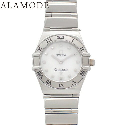 オメガ コンステレーション ミニ マイチョイス 1561.71 SS クオーツ 腕時計 ホワイト シ ...