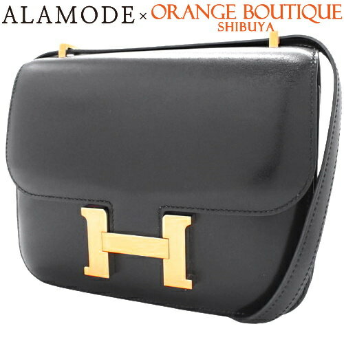 HERMES(エルメス) コンスタンス ミニ 3 ブラック黒 ボックスカーフ ゴールド金具 D刻印 ショルダーバッグ 2WAY 肩掛け クロスボディ コンスタンス18 レディース 40802094609【中古】【アラモード】のサムネイル