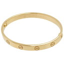 CARTIER(カルティエ) LOVE ブレスレット ＃17 K18 イエローゴールド YG ブレスレット ジュエリー アクセサリー ゴールド金 レディース 40802091634【中古】【アラモード】