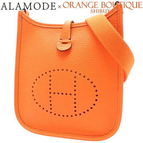 【新品】HERMES(エルメス) エブリン アマゾン TPM W刻印 オレンジミニアン トリヨンクレマンス パラジウム金具 シルバー金具 ショルダーバッグ 肩掛け 斜め掛け ミニバッグ エヴリン レディース 40802097963【アラモード】のサムネイル