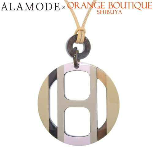 HERMES(エルメス) Hエキップ ペンダント H057087FL22(2024年6月現在現行品) バッファローホーン ラッカー ネックレス アクセサリー ジュエリー フォーブル・パステル ベージュ ピンク レディース 40803001631【中古】【アラモード】のサムネイル
