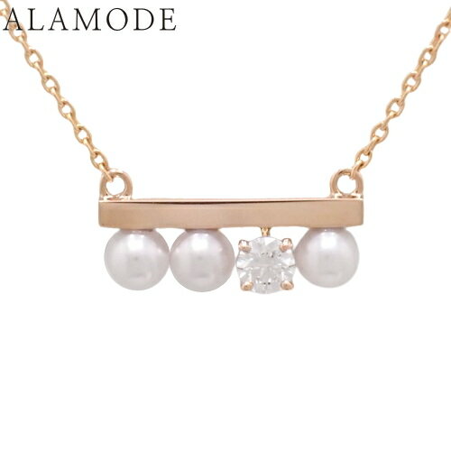 【2023年保証書付】 TASAKI(タサキ) プチ バランス ダイヤモンド ソロ ネックレス P-16743-5-18KSG K18 ピンクゴールド PG ネックレス アクセサリー ジュエリー アコヤ真珠 パール 1PD ピンクゴールド ホワイト白 レディース 40802091628【中古】【アラモード】のサムネイル