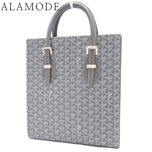 GOYARD(ゴヤール) コモール トートバッグ ショッピングバッグ ヘリンボーン柄 PVCコーティ ...