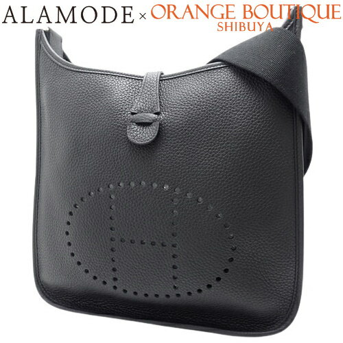 HERMES(エルメス) エブリン3 PM ブラック黒 トリヨンクレマンス ゴールド金具 U刻印 ショルダーバッグ 肩掛け 斜め掛け エヴリン 29 レディース 40802112022【アラモード】のサムネイル