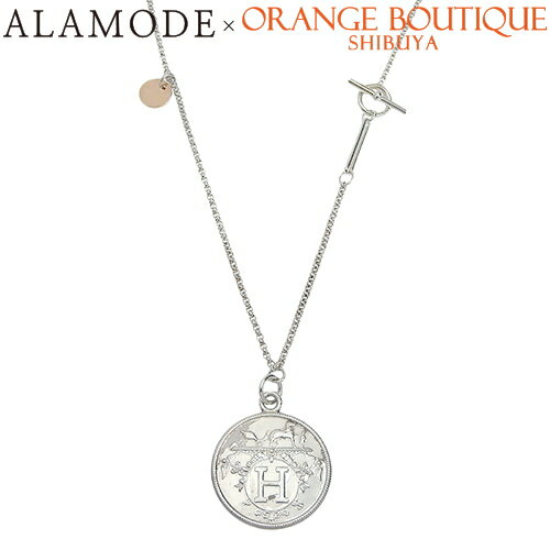 HERMES(エルメス) エクスリブリス MM シルバー925 Sv K18 ピンクゴールド PG ネックレス ペンダント アクセサリー ジュエリー シルバー銀 ピンクゴールド レディース 40802119097【アラモード】のサムネイル