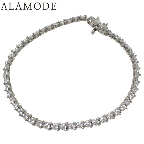 TIFFANY&Co.(ティファニー) ライン ブレスレット ※2024年12月現在現行品 Pt950プラチナ ブレスレット アクセサリー ジュエリー ダイヤ シルバー銀 レディース 41100062645【中古】【アラモード】のサムネイル