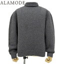 PRADA(プラダ) タートルネック ニット トップス アパレル ファッション 衣類 セーター 46 バージンウール グレー メンズ 40802124170【中...