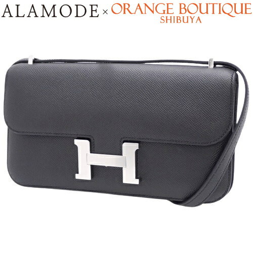 【新品】HERMES(エルメス) コンスタンス エラン ミロワール W刻印 ブラック黒 ヴォーエプソン パラジウム金具 シルバー金具 ショルダーバッグ 肩掛け 斜め掛け レディース 40802127769【アラモード】のサムネイル