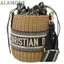 Christian Dior(クリスチャンディオール) ディオール オブリーク バスケットバッグ ショルダーバッグ かごバッグ カゴ 肩掛け 斜め掛け キャンバ...