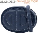 HERMES(エルメス) インザループ ヴェルソ ブルーアンクル オレンジ ネイビー紺 ヴォースイフト パラジウム金具 シルバー金具 Y刻印 ウエストバッグ ボ...