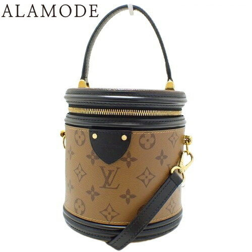 LOUIS VUITTON(ルイ・ヴィトン) モノグラム・リバース カンヌ ハンドバッグ 2WAY ショルダー 肩掛け バニティ モノグラムキャンバス カーフ モノグラム・リバース キャンバス ブラウン茶 ブラック黒 ゴールド金具 M43986 レディース 40802135977【中古】【アラモード】のサムネイル