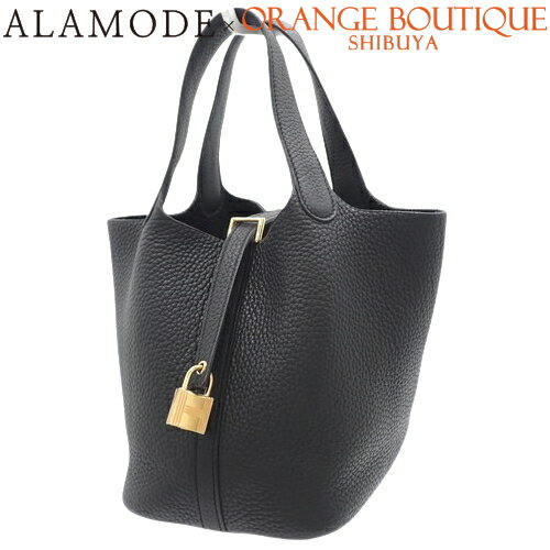 HERMES(エルメス) ピコタンロックPM ブラック黒 トリヨンクレマンス ゴールド金具 D刻印 ハンドバッグ トートバッグ レディース 40802146112【中古】【アラモード】のサムネイル