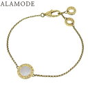 BVLGARI(ブルガリ) ブルガリブルガリ ブレスレット XXSサイズ マザーオブパール K18 イエローゴールド YG ブレスレット アクセサリー ジュエリー ゴールド金 ホワイト白 レディース 41100072410【中古】【アラモード】