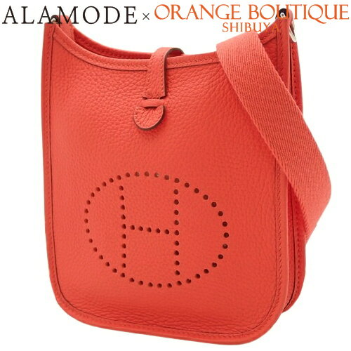 HERMES(エルメス) エブリンTPM ローズテキサス ピンク オレンジ トリヨンクレマンス パラジウム金具 シルバー金具 W刻印 ショルダーバッグ 肩掛け 斜め掛け エヴリン レディース 40802149481【中古】【アラモード】のサムネイル