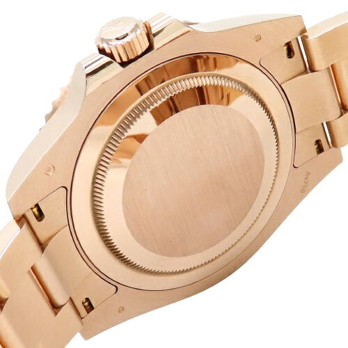 【2022年保証書付】ロレックス 126715CHNR GMTマスター2 K18 エバーローズゴールド RG ランダム番 自動巻き 腕時計 2022年2月購入 ブラック ピンクゴールド メンズ 41100074700【中古】【アラモード】