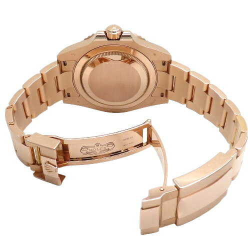 【2022年保証書付】ロレックス 126715CHNR GMTマスター2 K18 エバーローズゴールド RG ランダム番 自動巻き 腕時計 2022年2月購入 ブラック ピンクゴールド メンズ 41100074700【中古】【アラモード】