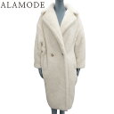 MAX MARA(マックスマーラ) テッドガール テディベア ロングコート アウター 2022年 アパレル ファッション 衣類 ウール アルパカ アイボリー 101602236 レディース 40802148476【中古】【アラモード】