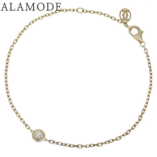 【2022年保証書付】CARTIER(カルティエ) ダムール ブレスレット ダイヤモンド B6062917 K18 イエローゴールド YG ブレスレット アクセサリー ジュエリー ゴールド金 レディース 40802140868【中古】【アラモード】のサムネイル