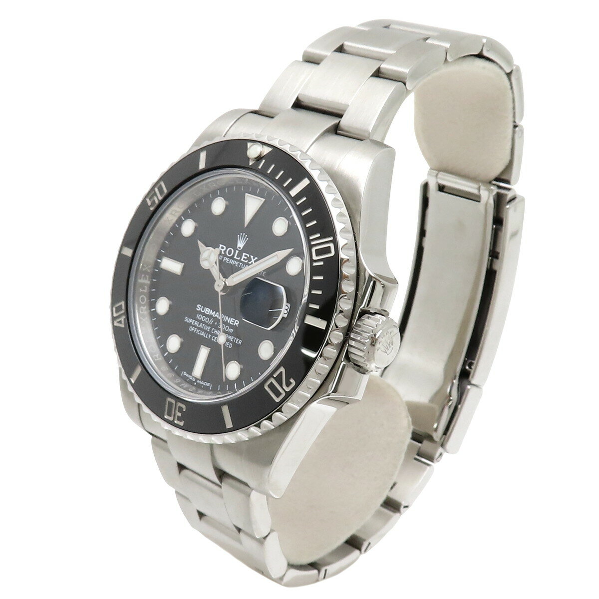 【保証書付】ロレックス 116610LN サブマリーナ デイト ステンレススチール SS ランダム番 自動巻き 腕時計 2018年6月購入 ブラック シルバー メンズ 40802144898【中古】【アラモード】
