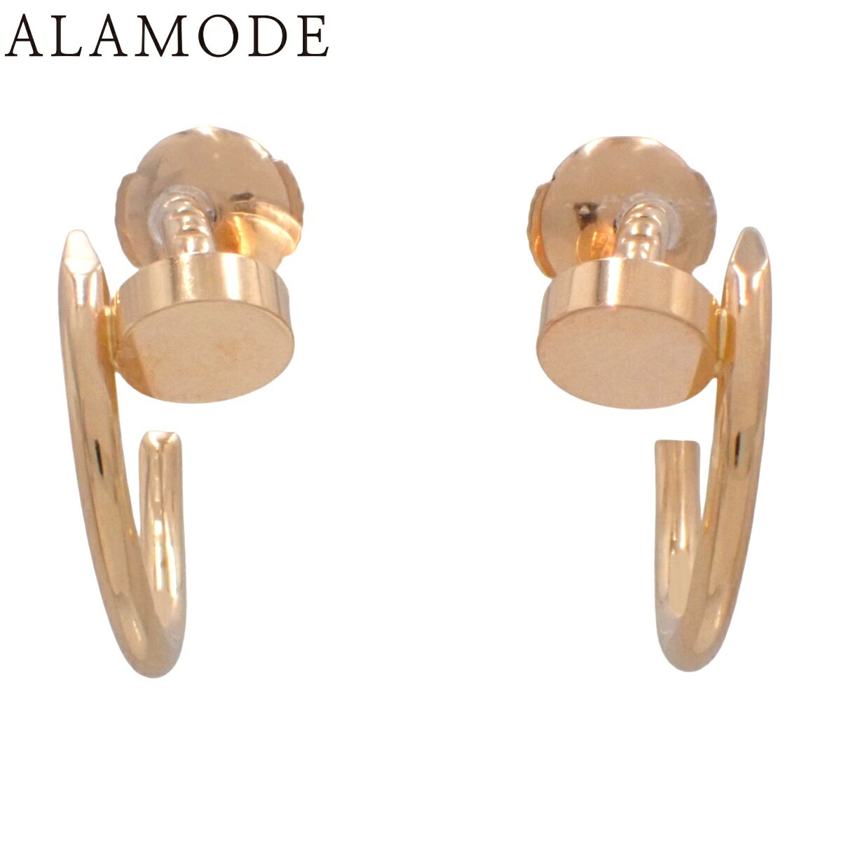 【2022年保証書付】CARTIER(カルティエ) ジュスト アン クル フープ イヤリング スモールモデル B8301234 K18 ピンクゴールド PG ピアス アクセサリー ジュエリー ピンクゴールド レディース 40802154808【中古】【アラモード】