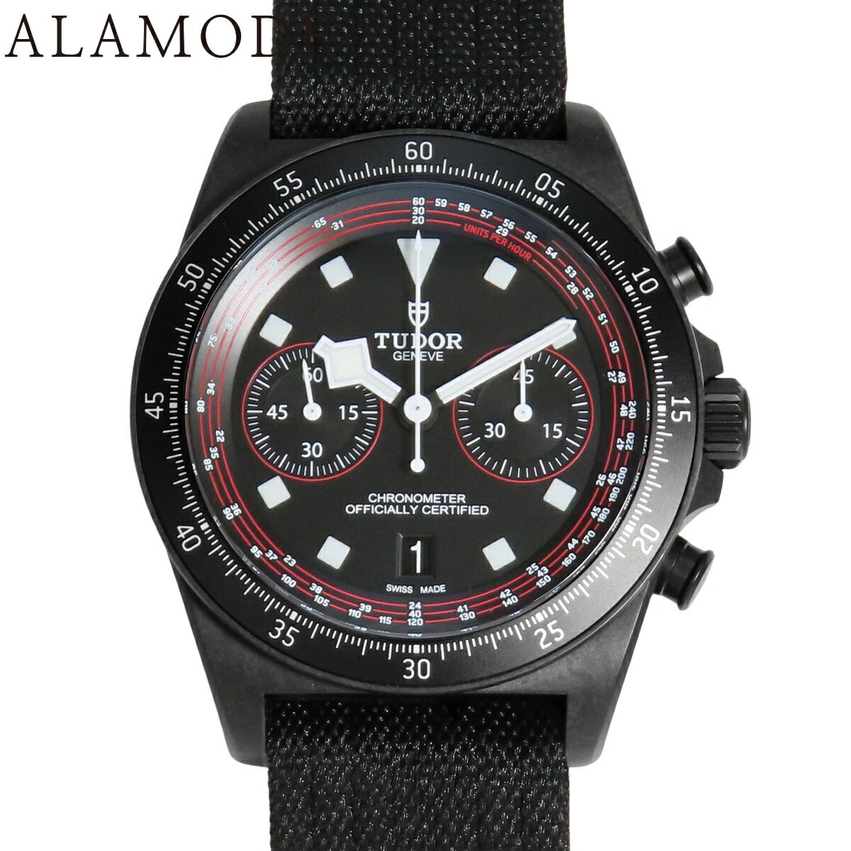 【2025年保証書付】TUDOR/チューダー ペラゴス FXD クロノ 25827KN カーボン/ファブリック 自動巻き 腕時計 ブラック メンズ 40802151931【中古】【アラモード】