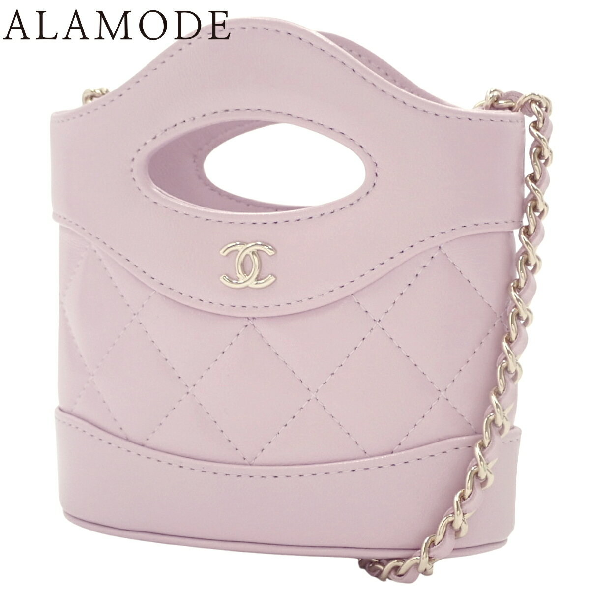 レアCHANEL ライトパープル ショルダーバッグ Chanel Light Purple Mini Top Handle Flap Bag | Consign of the Times ™