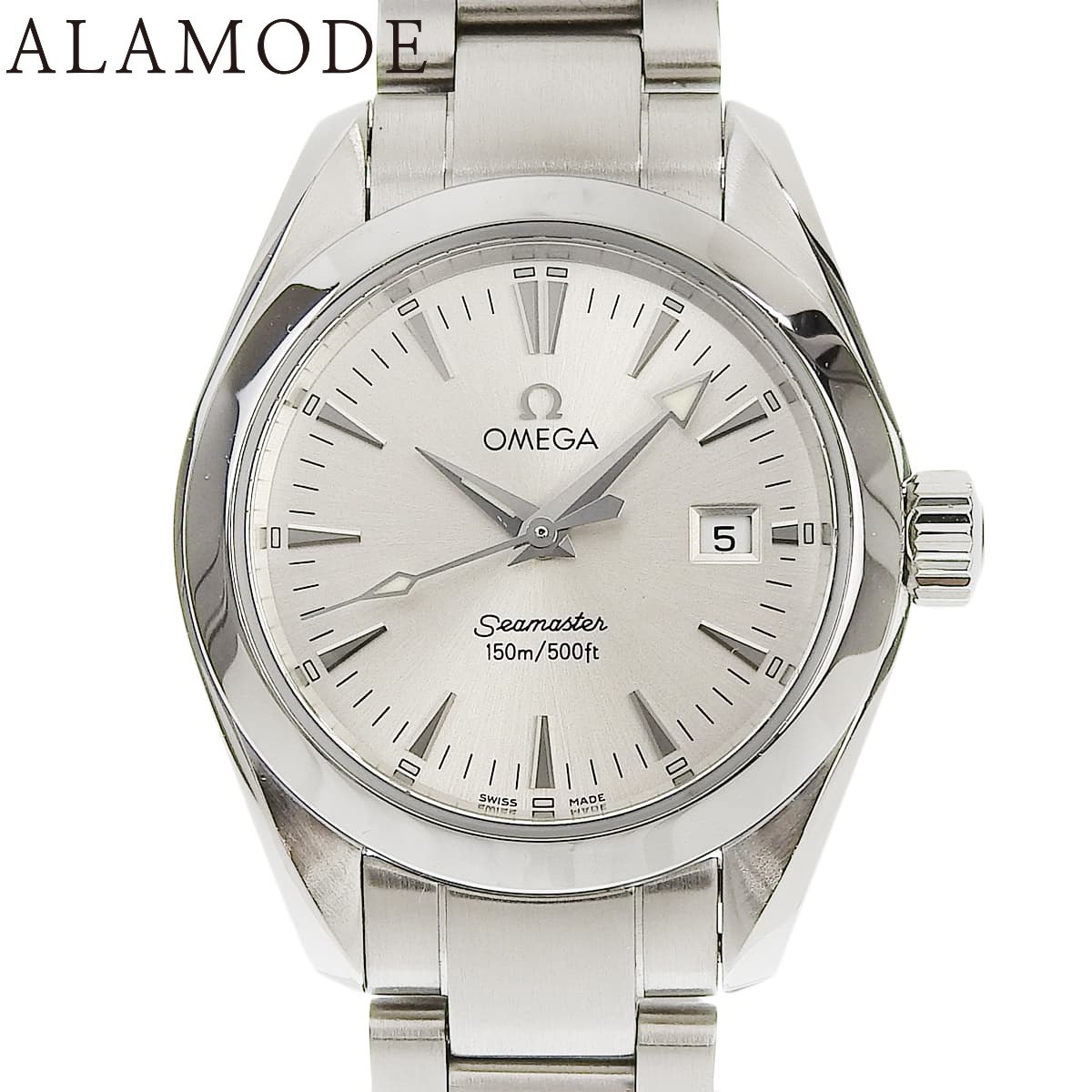 オメガ シーマスターアクアテラ 150M 2577.30.00 SS クオーツ 腕時計 シルバー シ ...