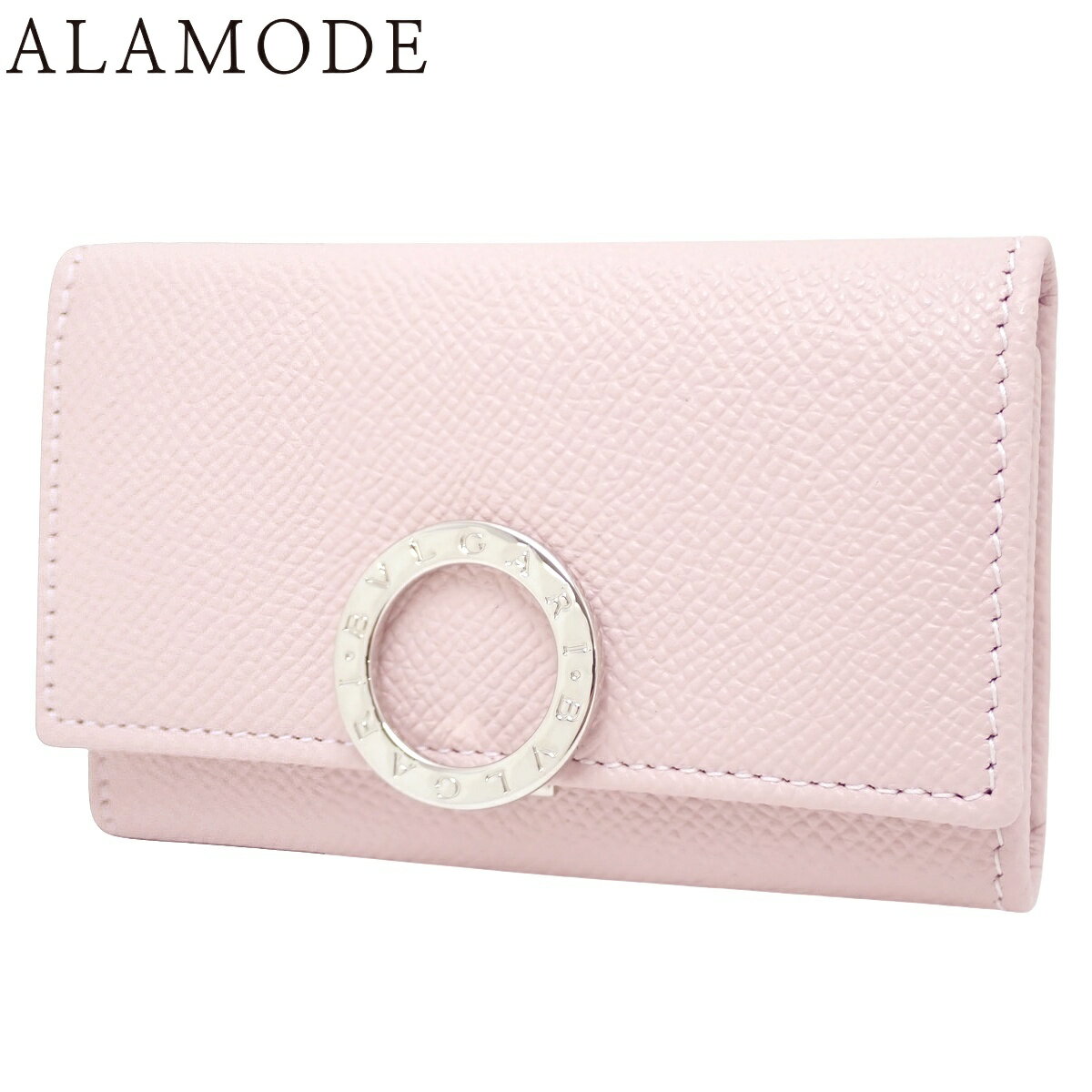 楽天a la modeBVLGARI（ブルガリ） ブルガリブルガリ 6連キーケース キーケース/キーリング 六連 小物 グレインレザー ピンク シルバー金具 30424 レディース 40802157911【中古】【アラモード】