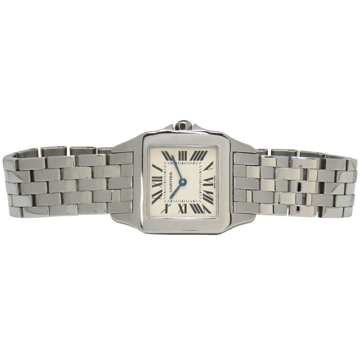 カルティエ サントス ドゥモワゼル LM W25065Z5 SS クオーツ メンズ 41100089806【中古】【アラモード】
