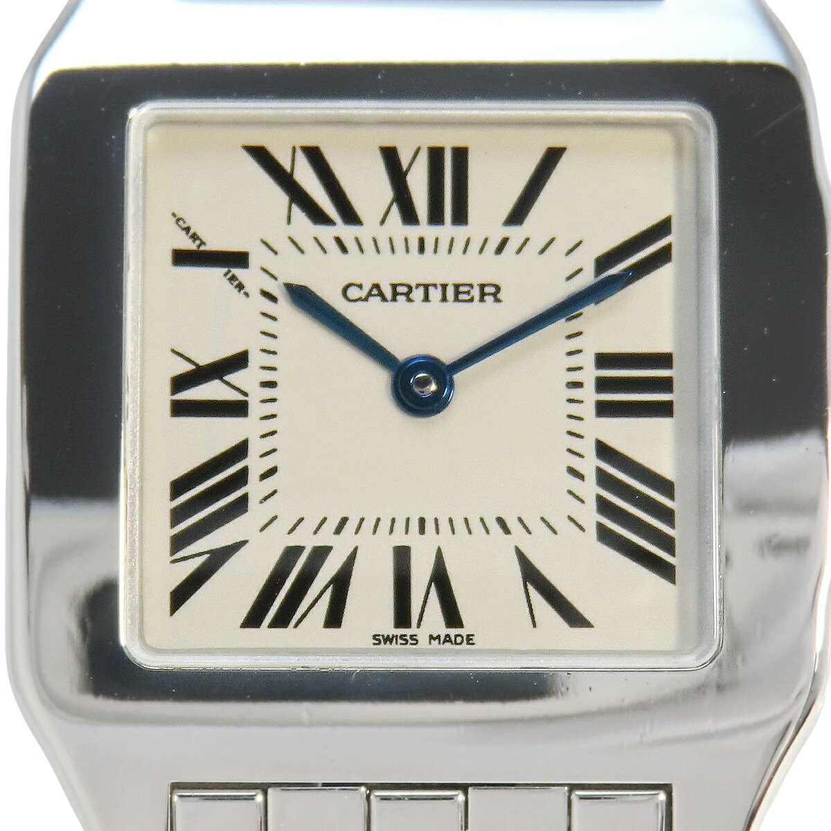 カルティエ サントス ドゥモワゼル LM W25065Z5 SS クオーツ メンズ 41100089806【中古】【アラモード】