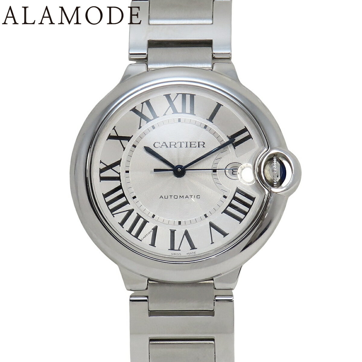 カルティエ バロンブルーLM W69012Z4 SS 自動巻き メンズ 40802155281【中古】【アラモード】