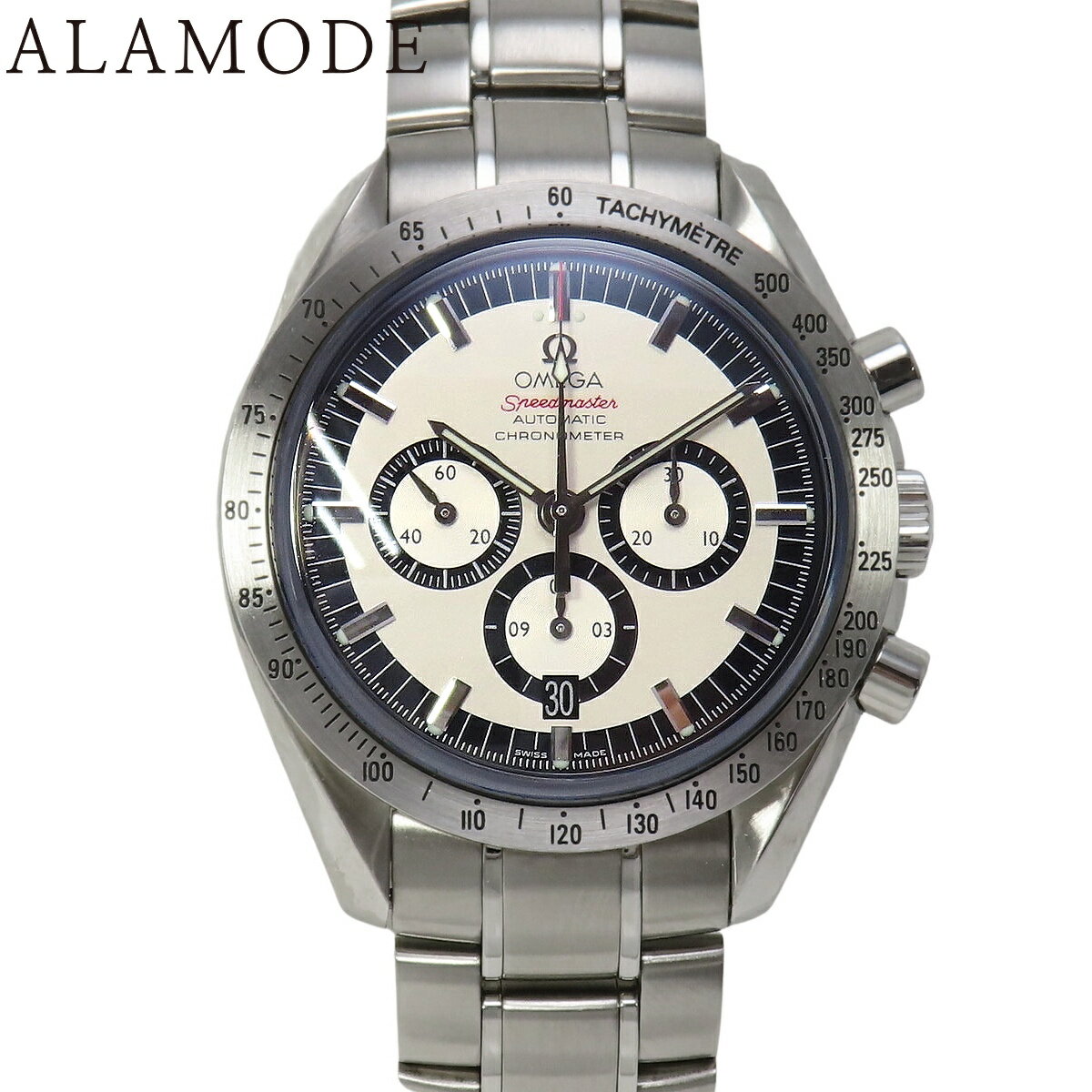 オメガ スピードマスター レジェンド ミハエル・シューマッハ 3506.31.00 SS ホワイト  ...