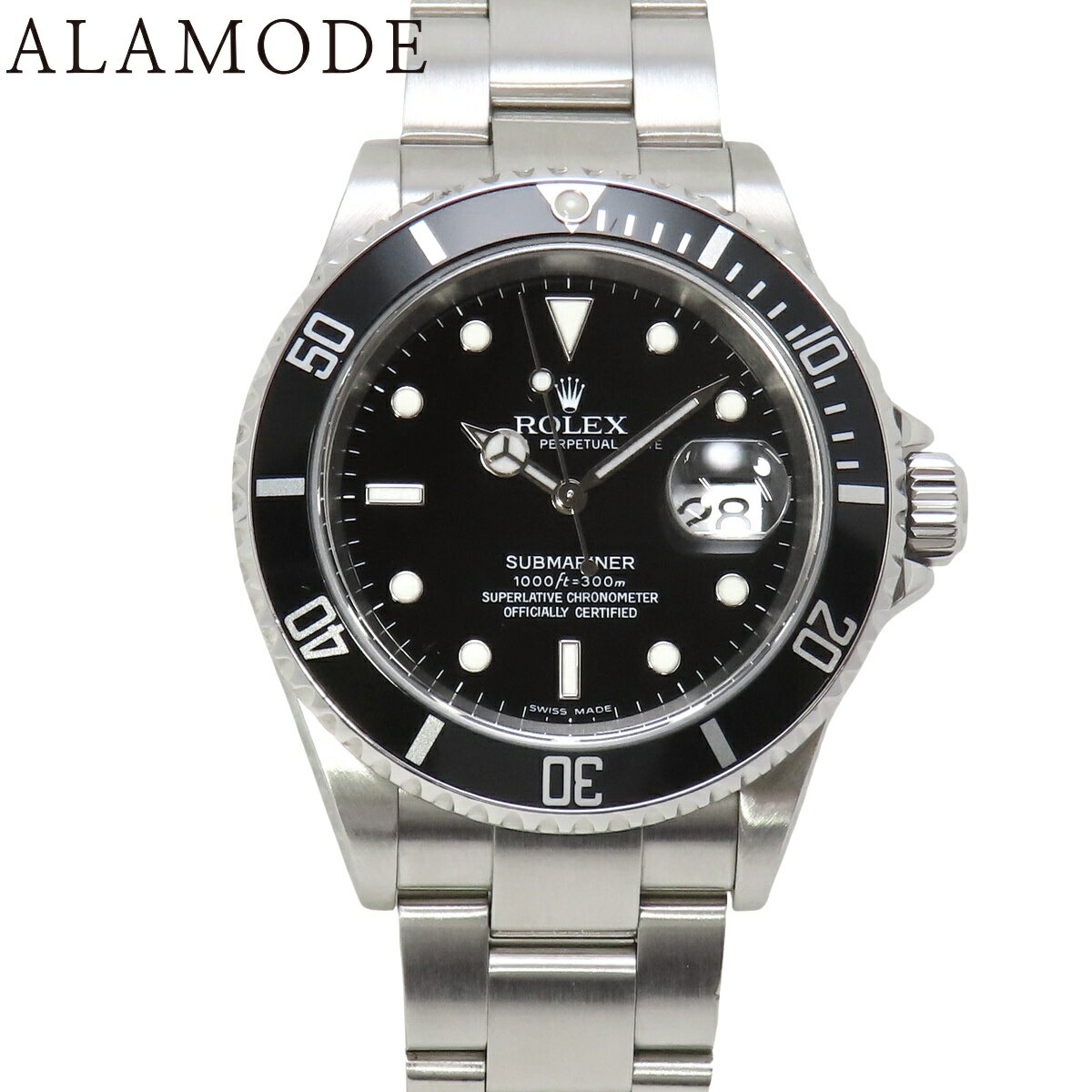 【保証書付】ロレックス サブマリーナー 16610 SS Z番 ブラッ...(2)