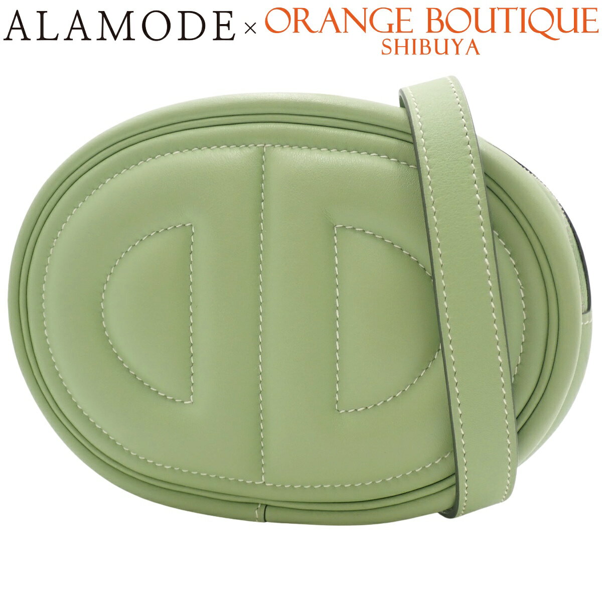 HERMES(エルメス) インザループ ヴェルソ ヴェールクリケット バンブー 黄緑 グリーン緑 ヴォースイフト パラジウム金具 シルバー金具 Y刻印 ウエストバッグ/ボディバッグ ウエストポーチ ショルダー レディース 40802179031【中古】【アラモード】